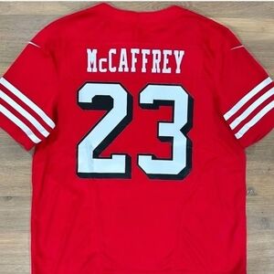 SF 49ers Christian McCaffrey Mens Medium Jersey